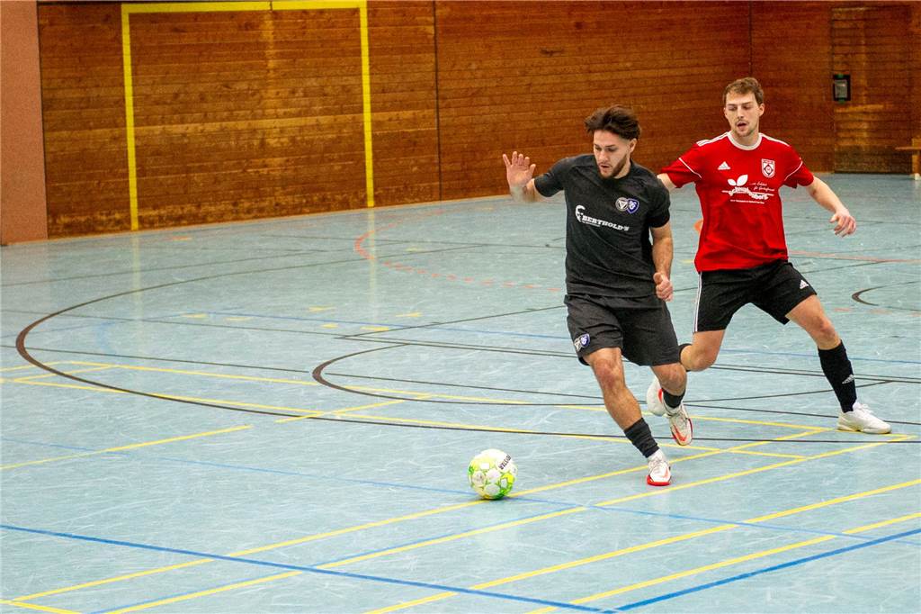 Hier gibt's die ersten Bilder von der Hallenfußball-Stadtmeisterschaft 2023 in Haltern.