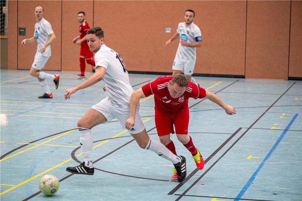 Hier gibt's die ersten Bilder von der Halterner Hallenfußball-Stadtmeisterschaft 2024.