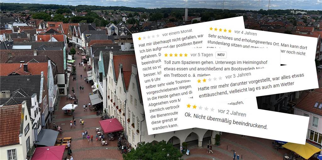 Hier ist wirklich alles dabei – so wird Haltern am See bei Google bewertet.