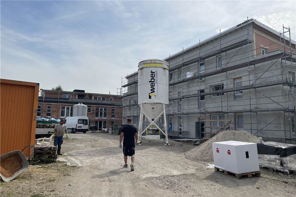 27 neue Wohnungen in Oestrich: Vermietungsbeginn am 1. Dezember 2024 Eine Baustelle an der Straße "Auf dem Brauck" in Dortmund-Oestrich