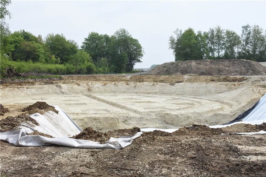 SVS nimmt neuen Trinkwasserbrunnen in Betrieb – das Problem bleibt Hier soll der neue Wasserbehälter entstehen.