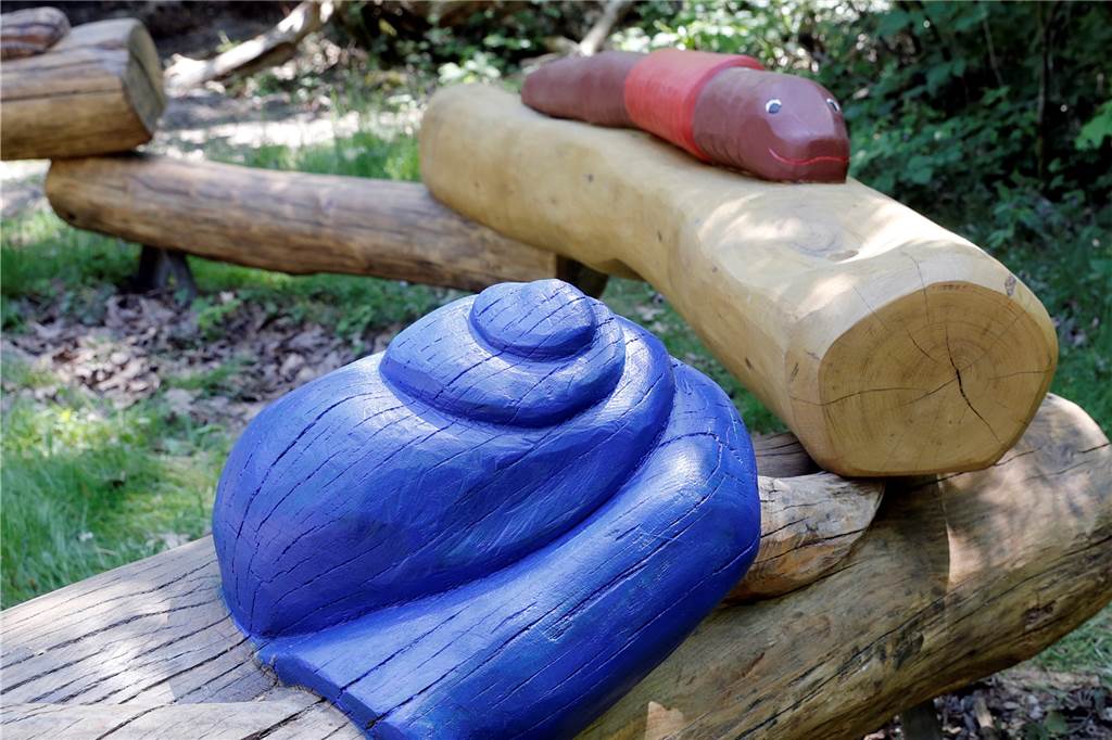 Waldspielplatz am Dachsberg wird erst Ende Mai wieder geöffnet Hier wird das Spielen den Kindern sicher Spaß machen.
