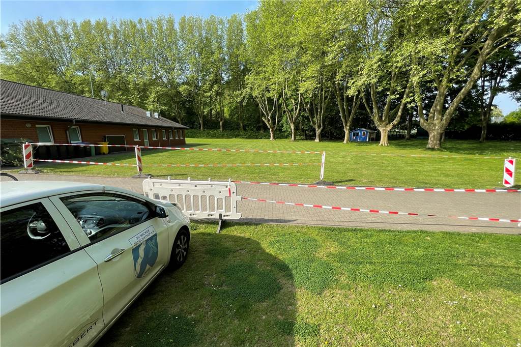 Interview zum Eriner Beben: So wird die Party beim SV Wacker Obercastrop Hier wird die Bühne beim Eriner Beben stehen. Die Festivalfläche liegt dann neben dem Vereinsheim.