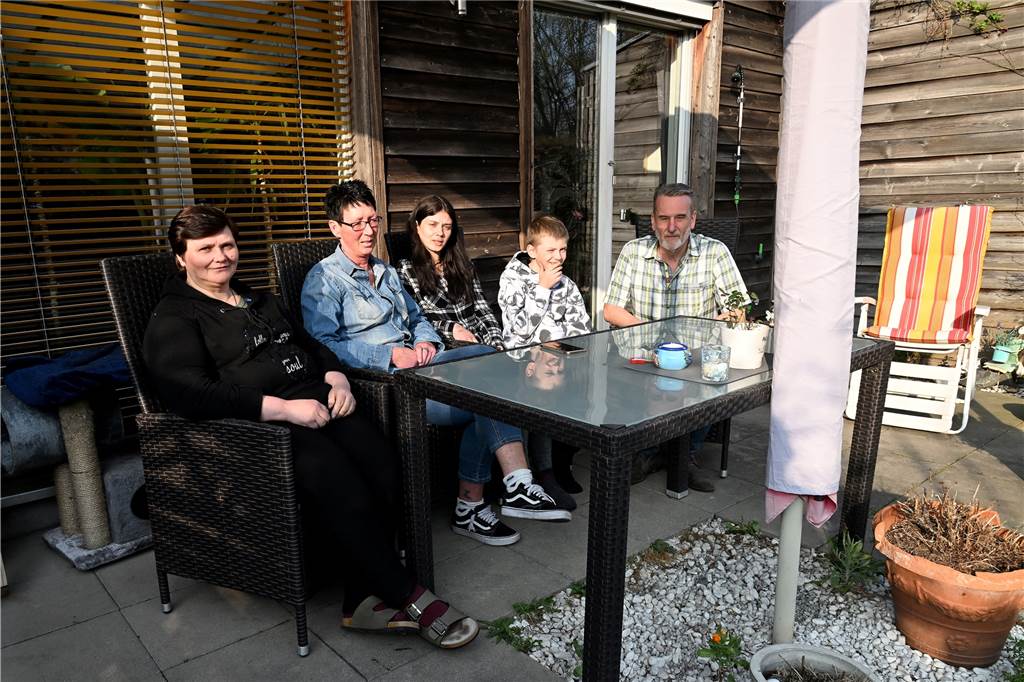 Hilfe anzunehmen, ist für die Familie aus der Ukraine ungewohnt. 
