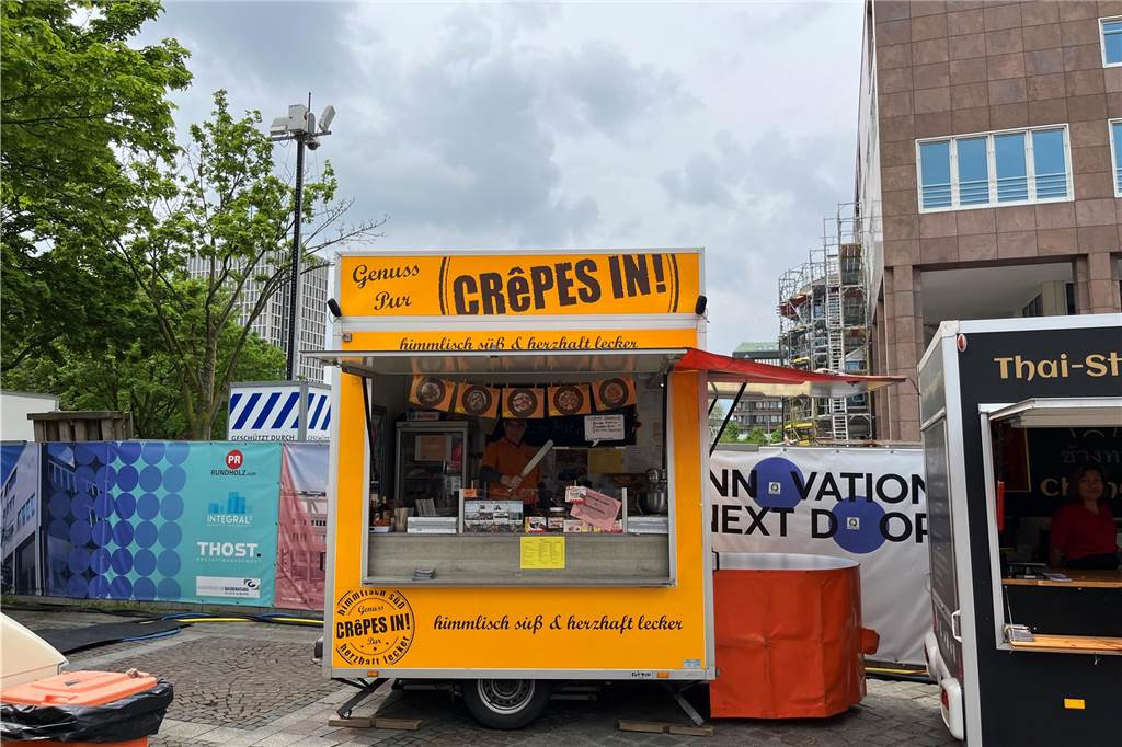 „Himmlisch süß und herzhaft lecker“ versprechen die Gerichte von „Crepes In!“ zu sein.
