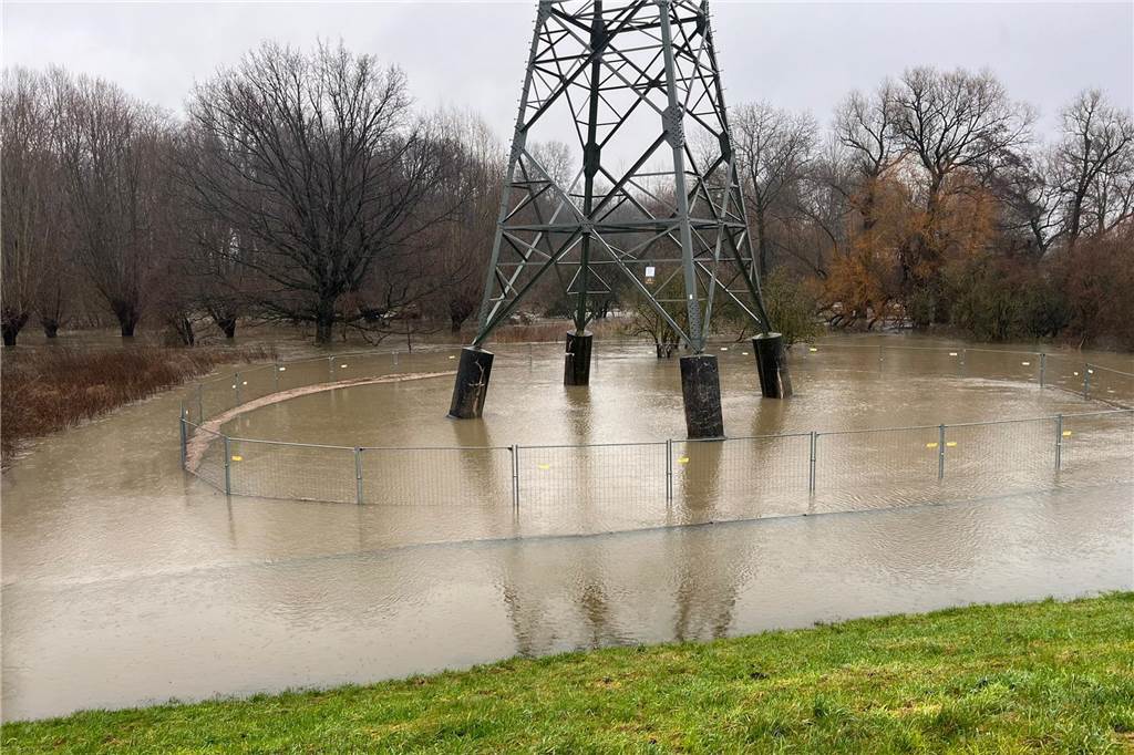 Hochwasser an der Lippe rund um Lünen