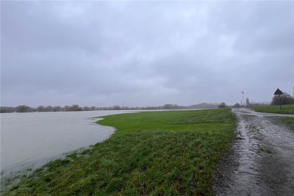 Hochwasser an der Lippe rund um Lünen