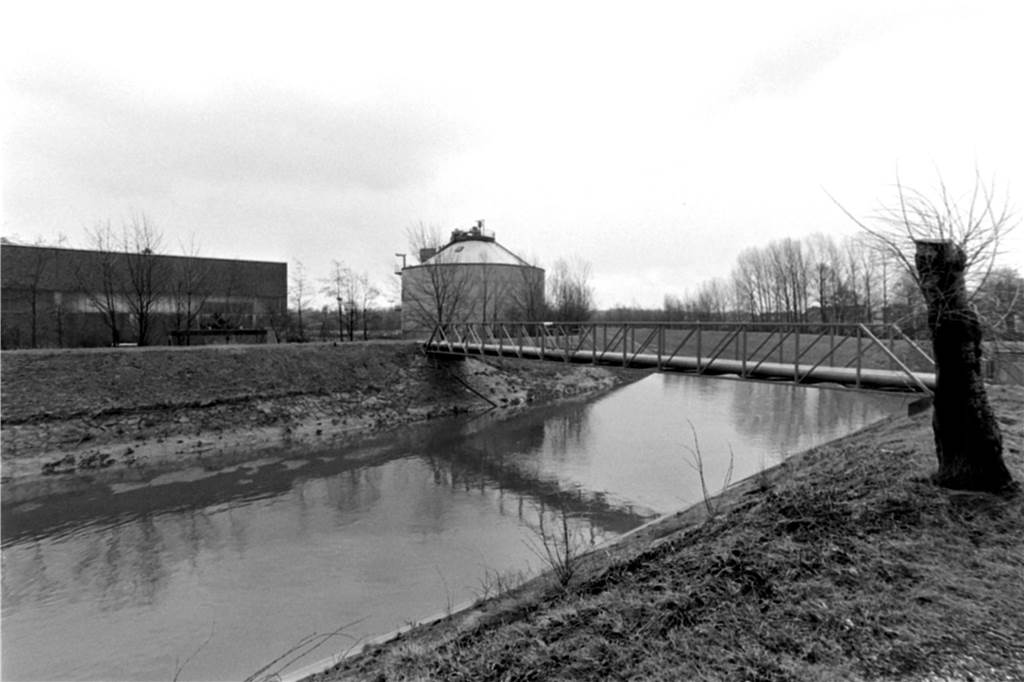 Hochwasser an der Seseke am Klärwerk