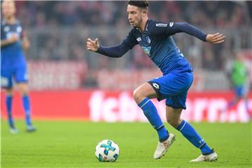 Hoffenheims Stürmer Mark Uth ist zweitbester Scorer der Bundesliga. Foto: Matthias Balk
