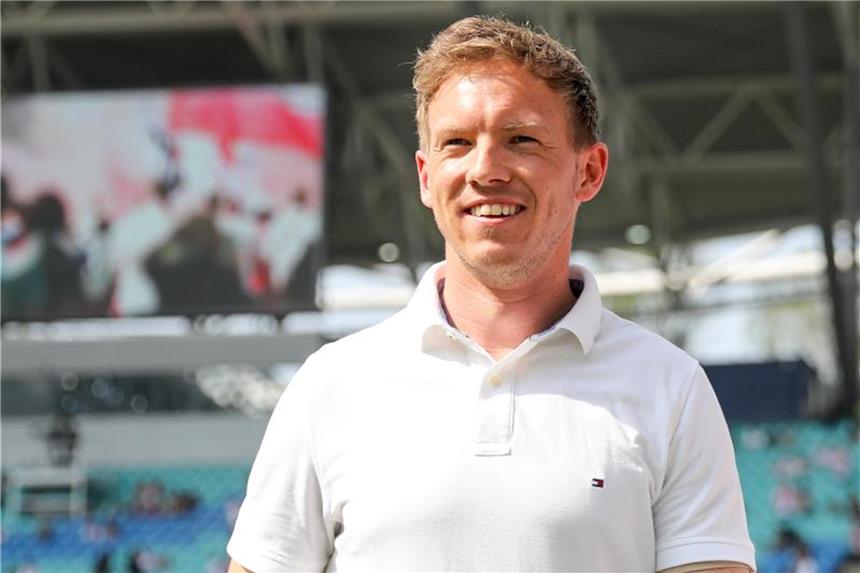 Hoffenheim will in die Champions League, Hannover nur Ruhe Hoffenheims Trainer Julian Nagelsmann blickt dem Spiel gegen Hannover 96 optimistisch entgegen. Foto: Jan Woitas