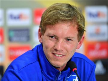 Hoffenheims Trainer Julian Nagelsmann setzt auf die Heimstärke seines Teams. Foto: Uwe Anspach
