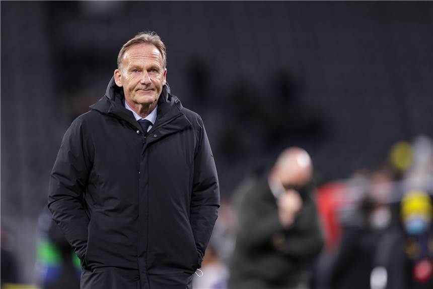 BVB-Boss Watzke stinksauer über „Drecksspiel“ - Hoffnung bei Haaland Hofft auf ein weitere Jahr mit Erling Haaland bei Borussia Dortmund: Geschäftsführer Hans-Joachim Watzke.