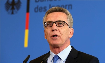 Hofft auf eine "schnelle und harte Reaktion": Bundesinnenminister Thomas de Maiziere.