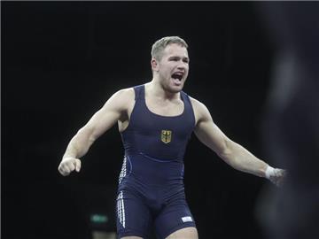 Holte bei der Ringer-WM in Paris überraschen Bronze: Pascal Eisele. Foto: Valda Kalnina