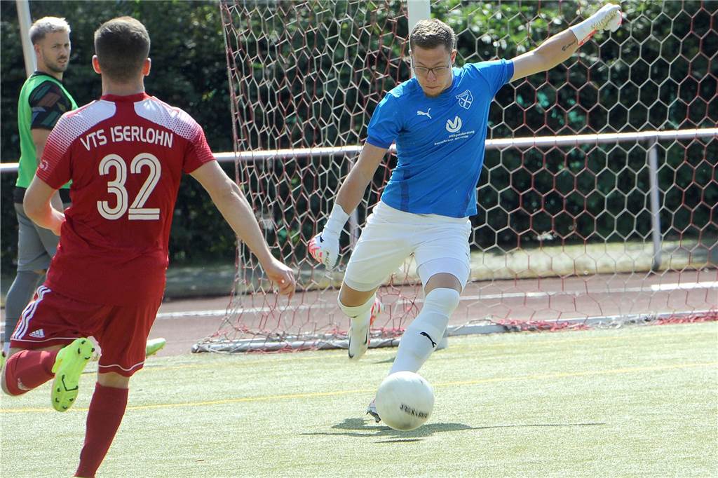 Holzpfosten Schwerte hat gegen VTS Iserlohn 1:1-unentschieden gespielt.