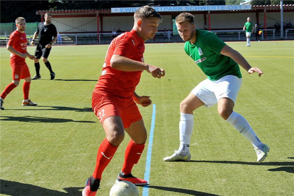 Holzpfosten Schwerte - VfL Platte Heide