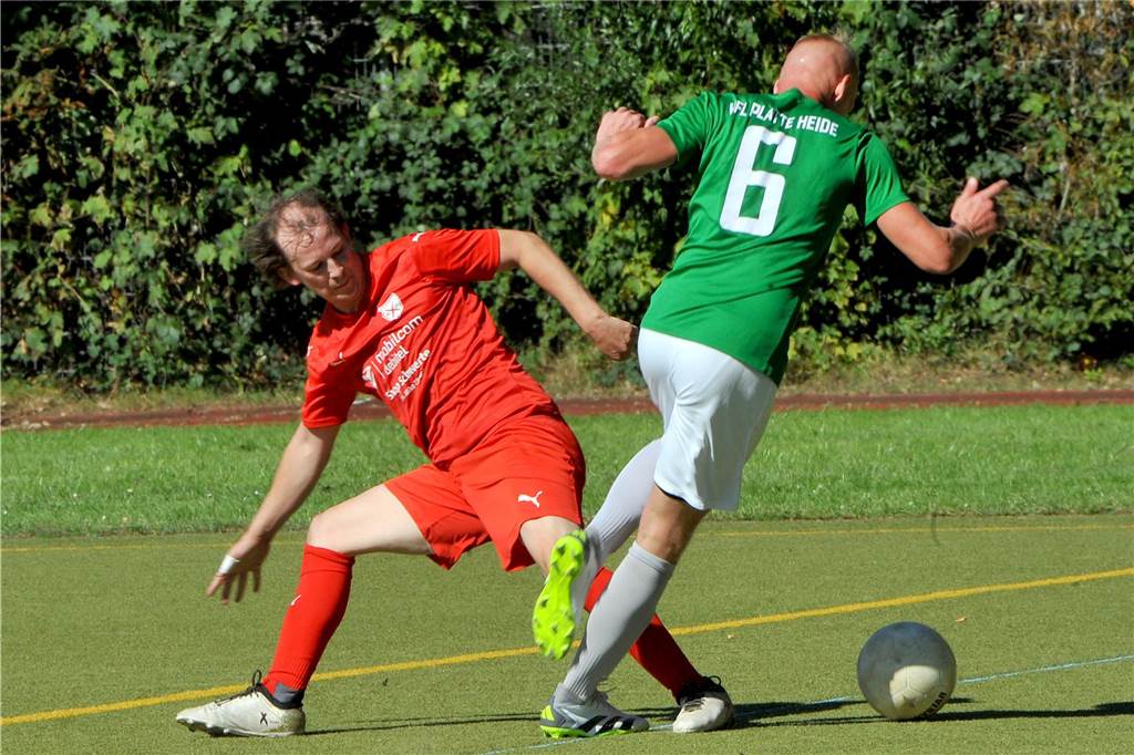 Holzpfosten Schwerte - VfL Platte Heide