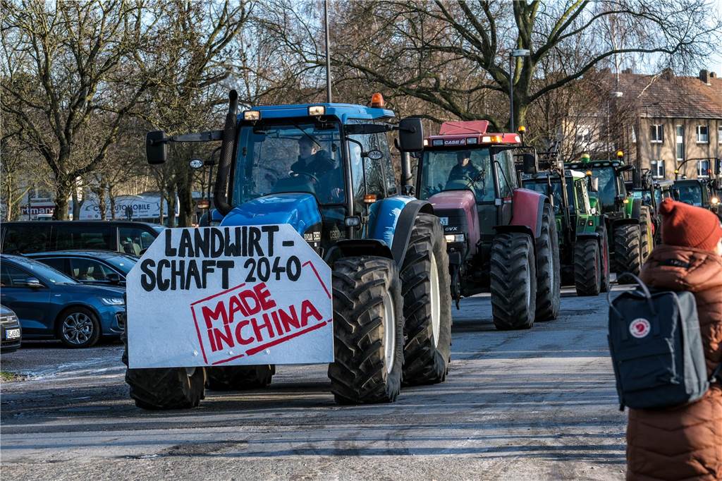 Bauerndemo am 8.1.2024 in Recklinghausen