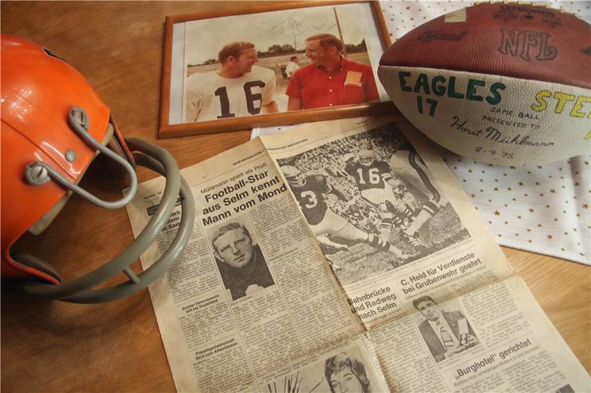 Der erste deutsche NFL-Star: Die Geschichte von Horst Mühlmann Horst Mühlmann avancierte in den USA zum Football-Star.