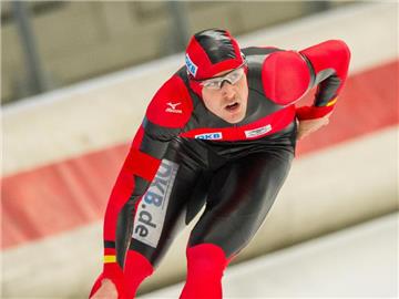 Hubert Hirschbichler landete mit Patrick Beckert und Moritz Geisreiter beim Weltcup in Calgary auf Platz sieben. Foto: Marc Müller