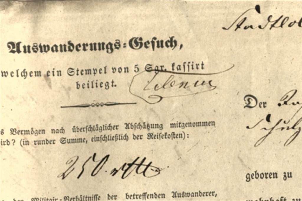 Von Hengeler nach Missouri: Eine Auswanderergeschichte aus Stadtlohn Hunderte von Stadtlohnern suchten im 19. Jahrhundert wie die Rolwings ihr Glück in der Neuen Welt. Dafür mussten sie zunächst ein Gesuch stellen, um aus dem preußischen Untertanenstande entlassen zu werden.