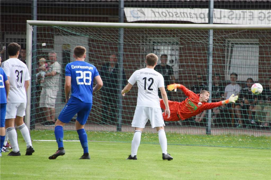 Im A-Liga-Derby setzte sich der SV Lippramsdorf knapp mit 2:1 gegen den TuS Sythen durch.