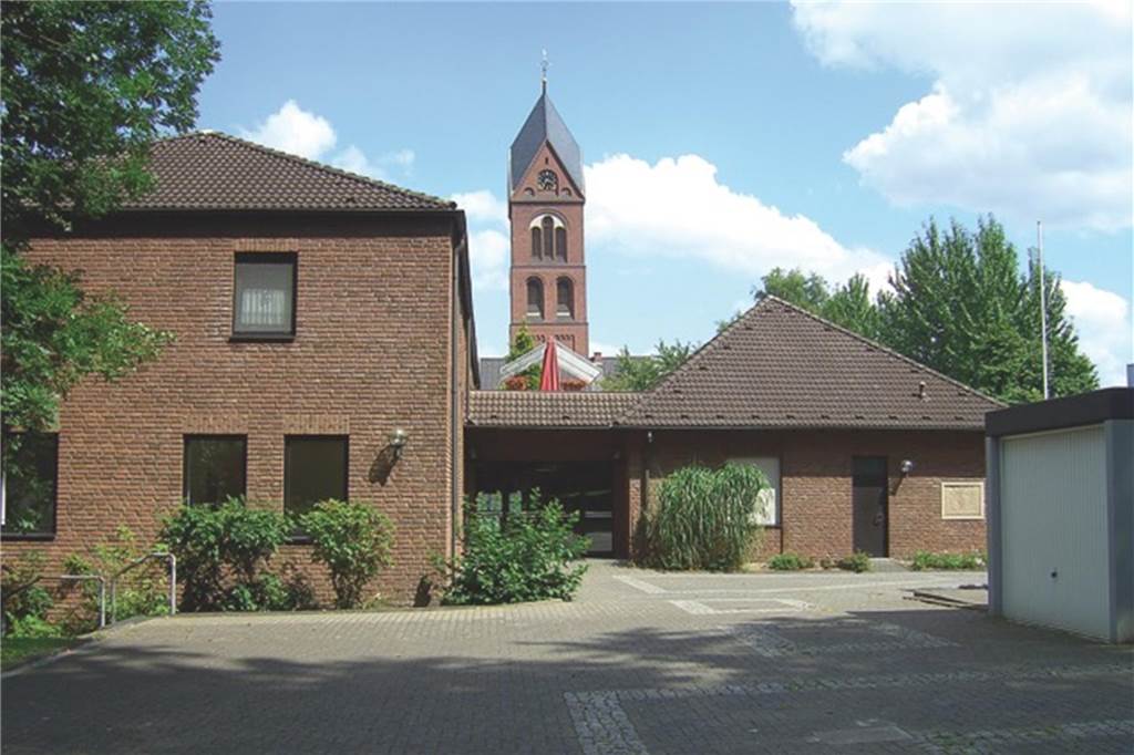 Lütgendortmund soll eine Filiale der Tafel bekommen – noch Helfer gesucht Blick auf das Pfarrzentrum der katholischen Gemeinde St. Magdalena in Lütgendortmund