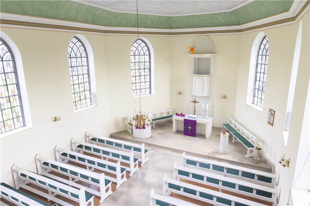Klotzen statt kleckern: Mail-Meile in Oeding wird zum Großevent Die evangelische Kirche in Oeding