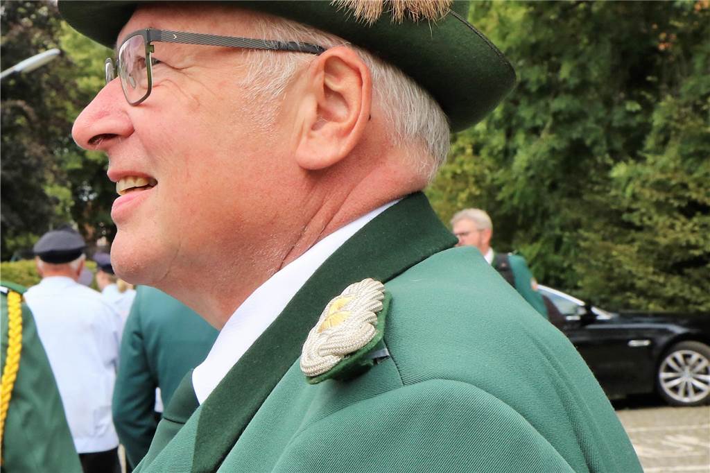 Im August feiert der Bürgerschützenverein Flaesheim sein erstes Schützenfest seit 2017. Mit dem Ausmarsch am Wochenende wurde die Saison eröffnet.
