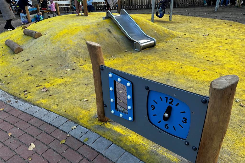 Der neu gestaltete Spielplatz an der Saline in Werne.