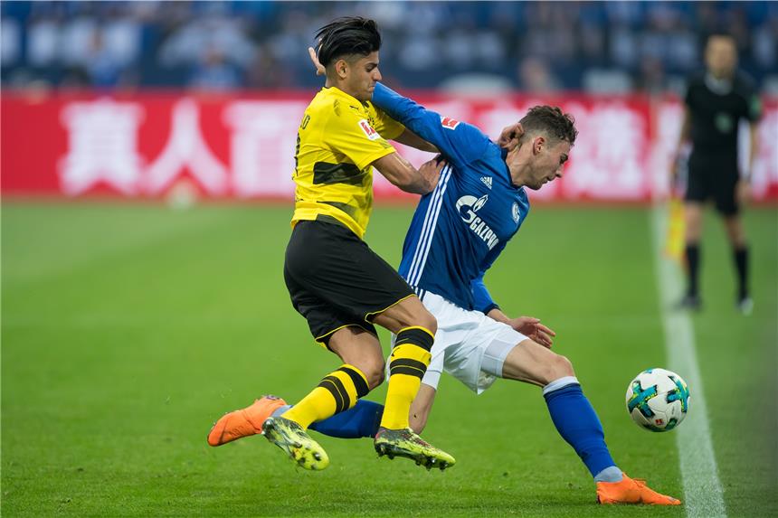 Im Derby nur Mitläufer: Leon Goretzka (r.).