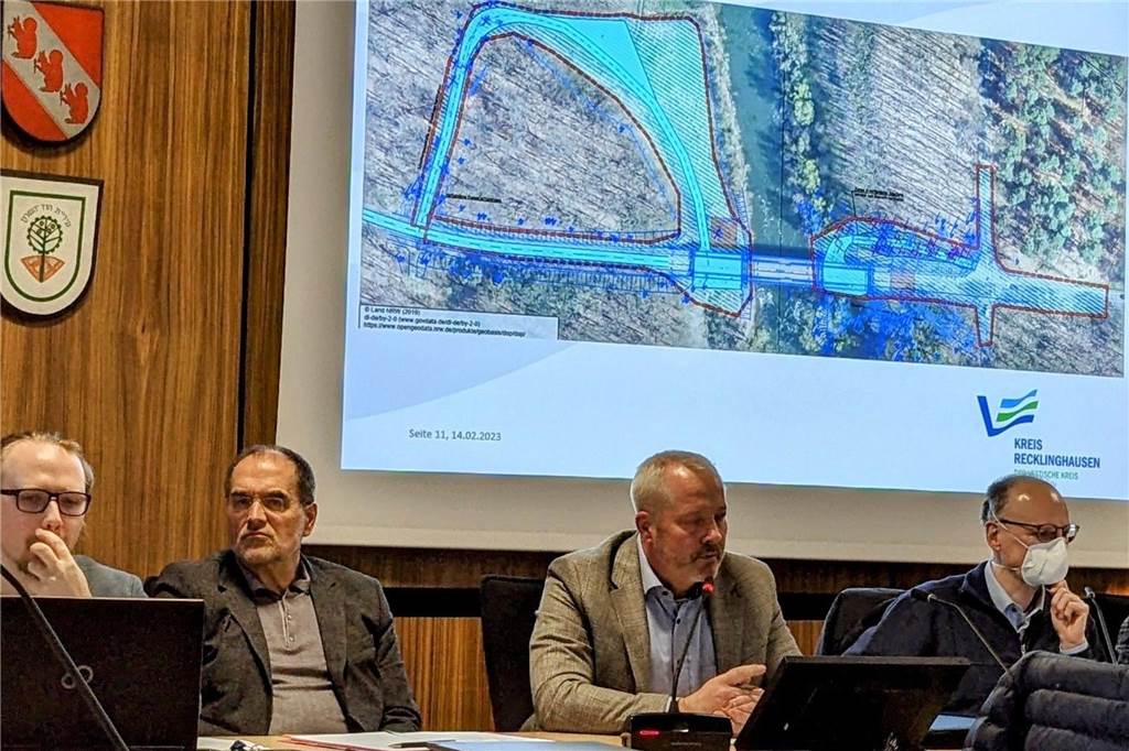 Lippebrücke in Hervest wird ab Sommer für fünf Monate gesperrt Planvorstellung
