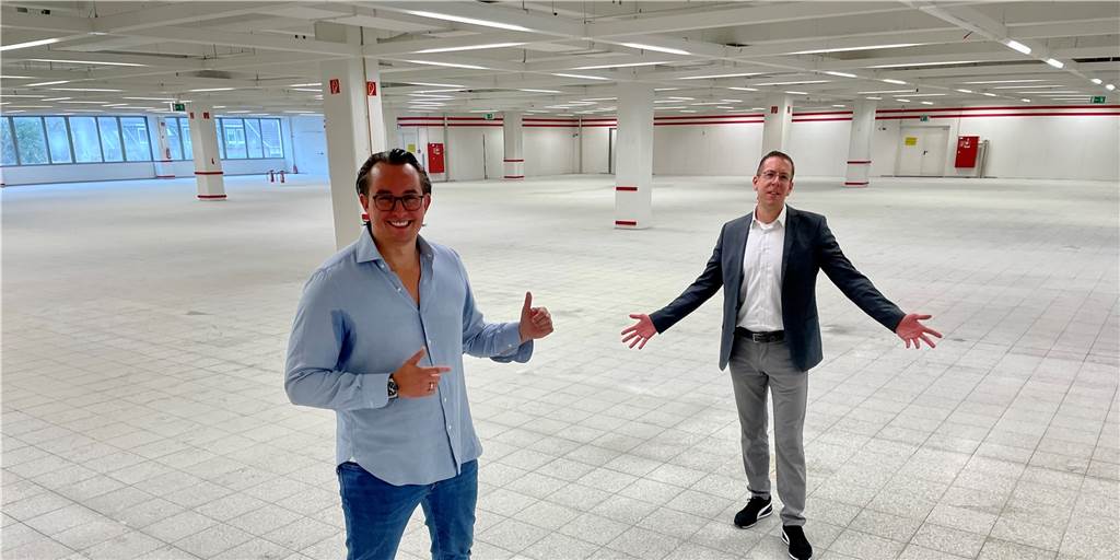 Dorstens „Mini-Campus“ soll Vorbild sein für modernes, flexibles Lernen (mit Video) Luca Schlotmann und Tim Brüggemann im Dorstener Campus
