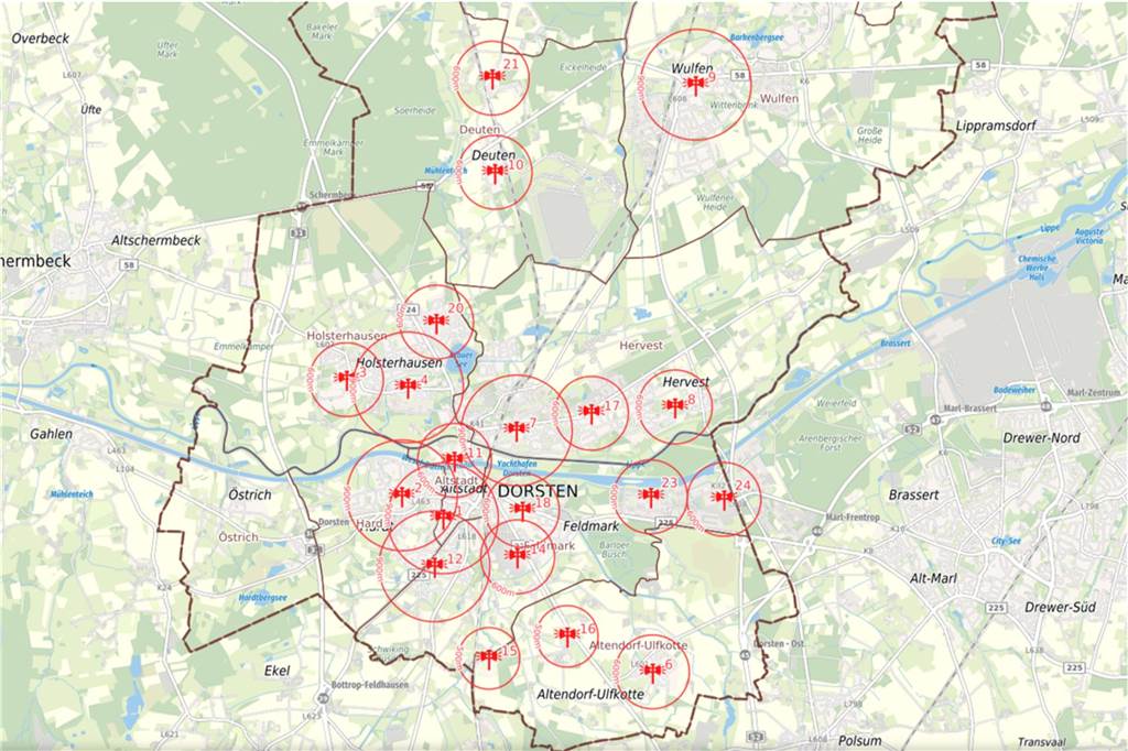 Im Dorstener Stadtgebiet sind 24 Alarmsirenen installiert worden.