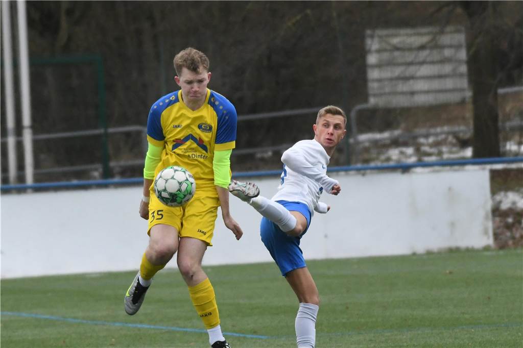 Im ersten Testspiel des Jahres 2024 trennten sich Bezirksligist Spvg Schwerin und der Dortmunder Kreisligist VfR Kirchlinde mit einem 1:1.