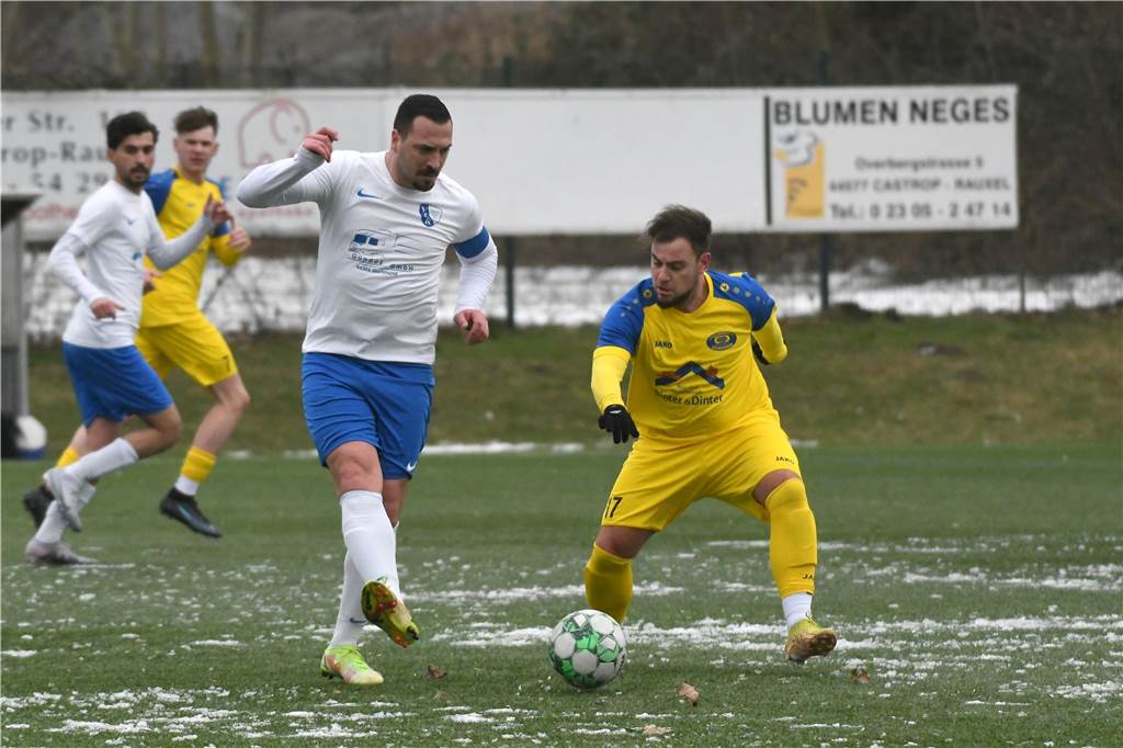 Im ersten Testspiel des Jahres 2024 trennten sich Bezirksligist Spvg Schwerin und der Dortmunder Kreisligist VfR Kirchlinde mit einem 1:1.