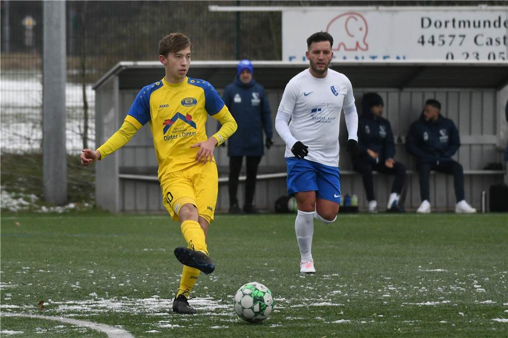 Im ersten Testspiel des Jahres 2024 trennten sich Bezirksligist Spvg Schwerin und der Dortmunder Kreisligist VfR Kirchlinde mit einem 1:1.