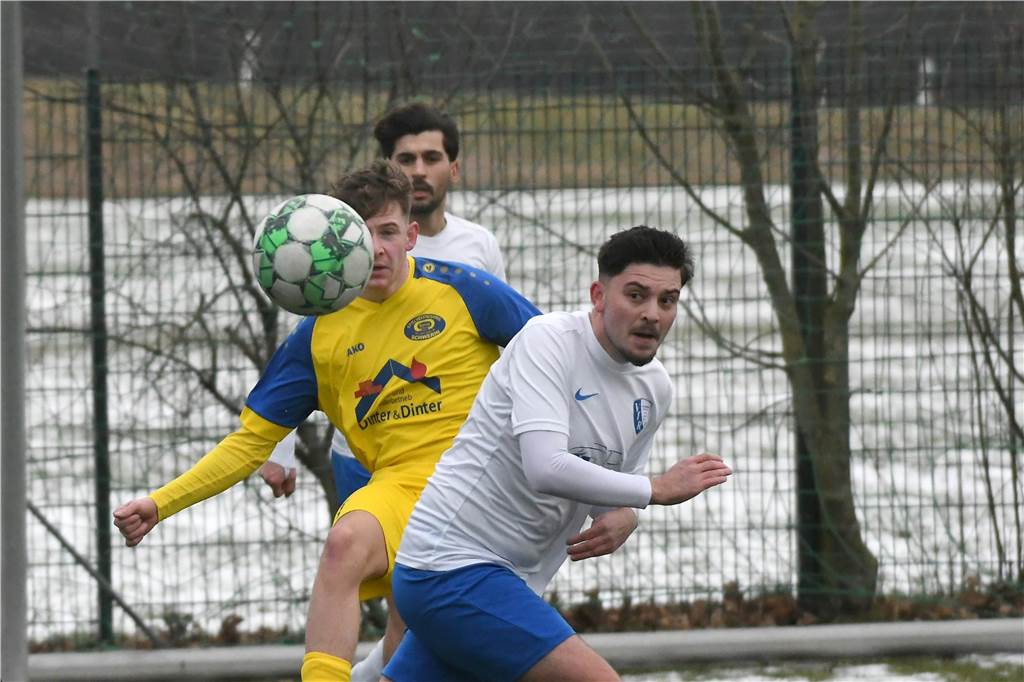 Im ersten Testspiel des Jahres 2024 trennten sich Bezirksligist Spvg Schwerin und der Dortmunder Kreisligist VfR Kirchlinde mit einem 1:1.