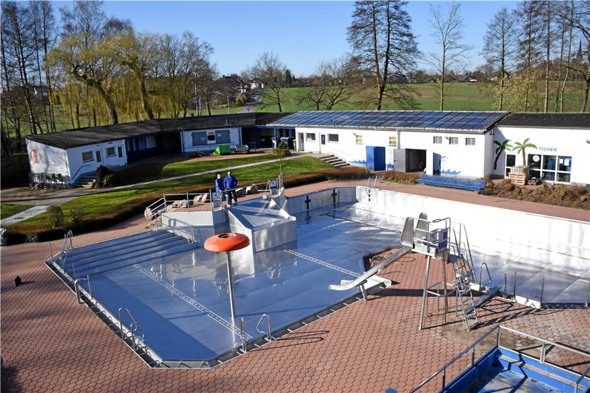 Selmer Freibad bereitet sich auf Sommersaison vor Im Freibad laufen die Vorbereitungen für die neue Saison.