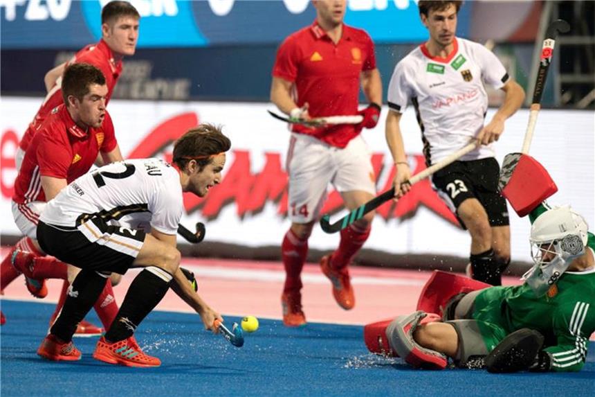 Im indischen Bhubaneswar haben die deutschen Hockey-Herren die englische Auswahl 2:0 besiegt. Foto: Frank Uijlenbroek