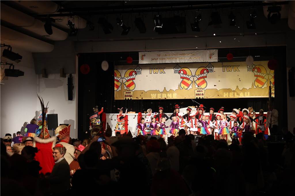 Im Kolpingsaal wurde am Samstag (15. Februar) der Werner "Karneval mit Kaffeeklatsch" gefeiert.
