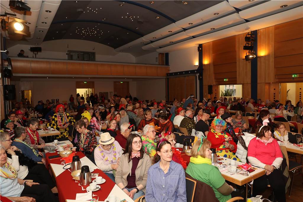 Im Kolpingsaal wurde am Samstag (15. Februar) der Werner "Karneval mit Kaffeeklatsch" gefeiert.