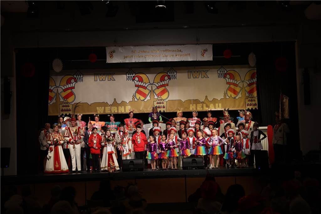 Im Kolpingsaal wurde am Samstag (15. Februar) der Werner "Karneval mit Kaffeeklatsch" gefeiert.