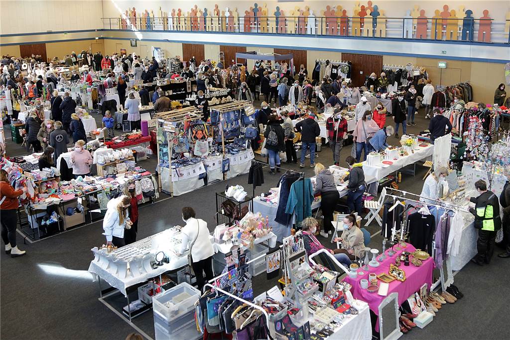 Im März fand in der Seestadthalle noch der Kreativ-Vintage-Flohmarkt statt.