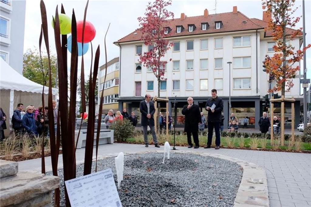 Bitter: 100.000 Euro für schöne Altstadt-Projekte drohen zu verfallen Im Oktober 2018 wurde der mit Mitteln aus dem Altstadtfonds finanzierte Brunnen am Essener Tor eingeweiht.