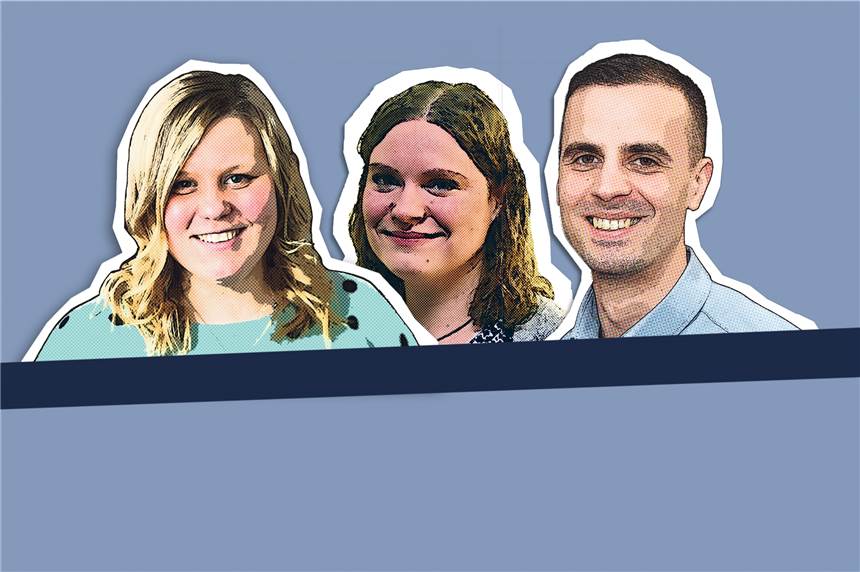 Quarantänecast aus Selm, Olfen und Nordkirchen: Von Arztbesuchen und Autokinos Im Podcast von Marie Rademacher (v.l.), Sabine Geschwinder und Karim Laouari geht es dieses Mal um Autokinos und Arztbesuche in Zeiten von Corona.