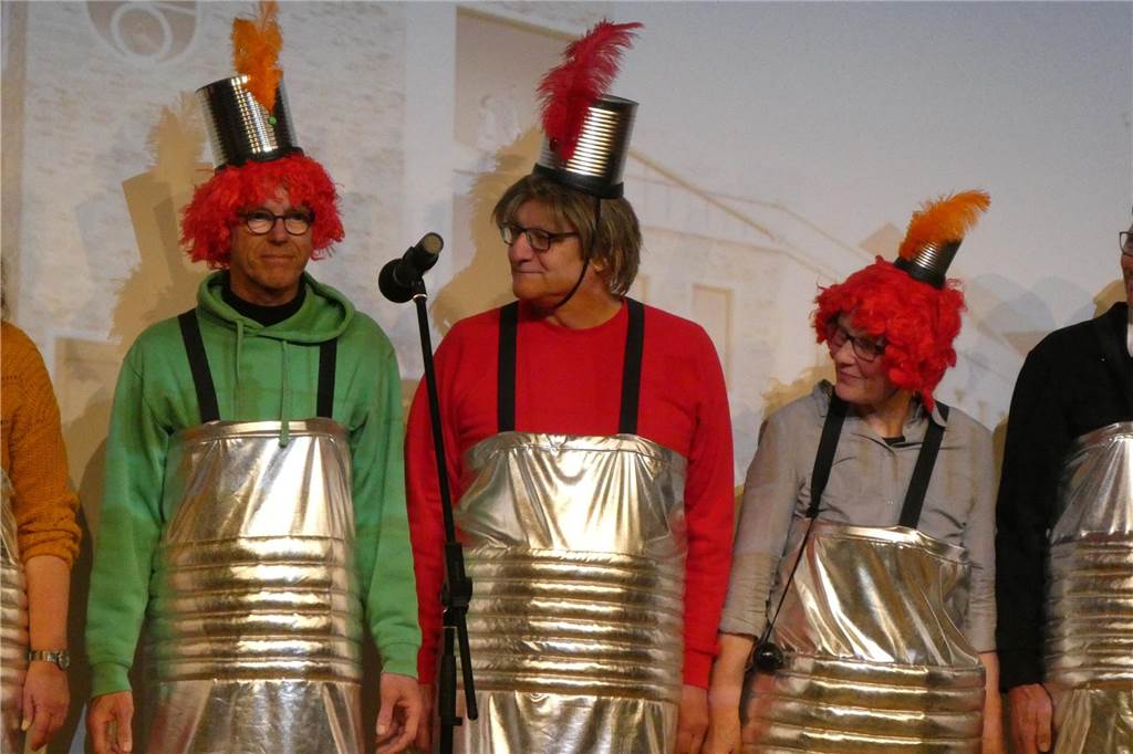 Im Saal und auf der Bühne herrschte gute Stimmung