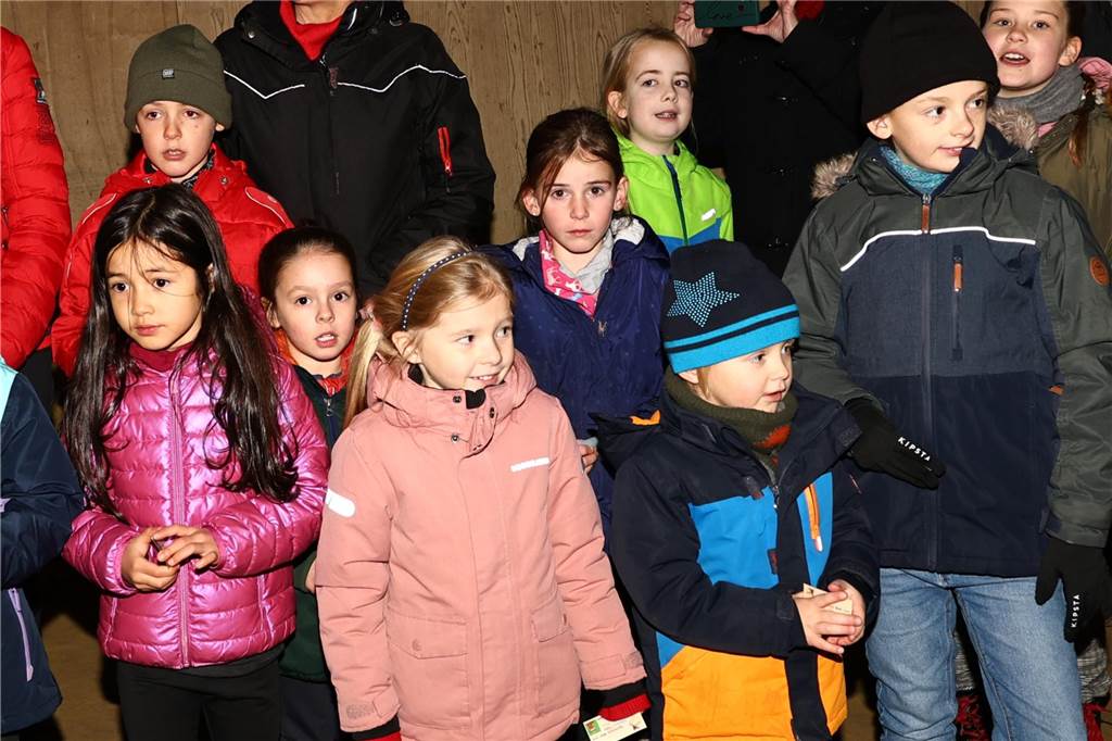 Im Schlitten und mit einem Engel kam der Nikolaus in die Reithalle. Die Vereinsjugend unterhielt mit einem Reitprogramm, es gab Weihnachtsgedichte und es wurde gesungen.