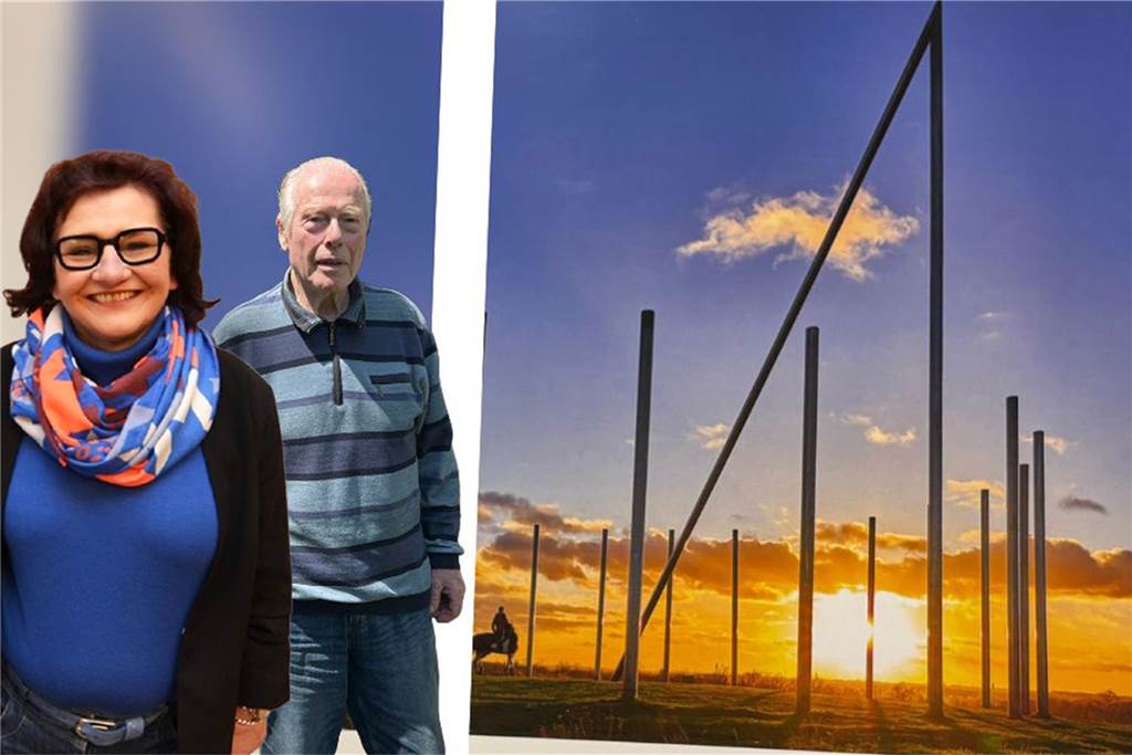 Josef Kalender-Streit: „Das findet überhaupt keinen Rückhalt im Gesetz“ Im Streit um einen Wandkalender: Buchhändlerin Martina Tielker und Künstler Jan Bormann.