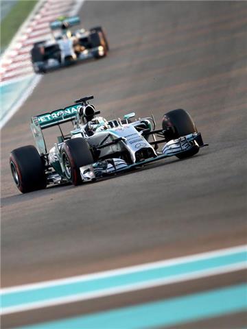 Im Teaminternen Duell lag Lewis Hamilton meist vor Nico Rosberg. Foto: Ali Haider